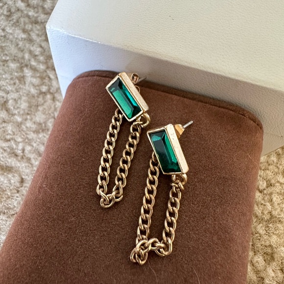 Chain Decor Earrings - Picture 5 of 5